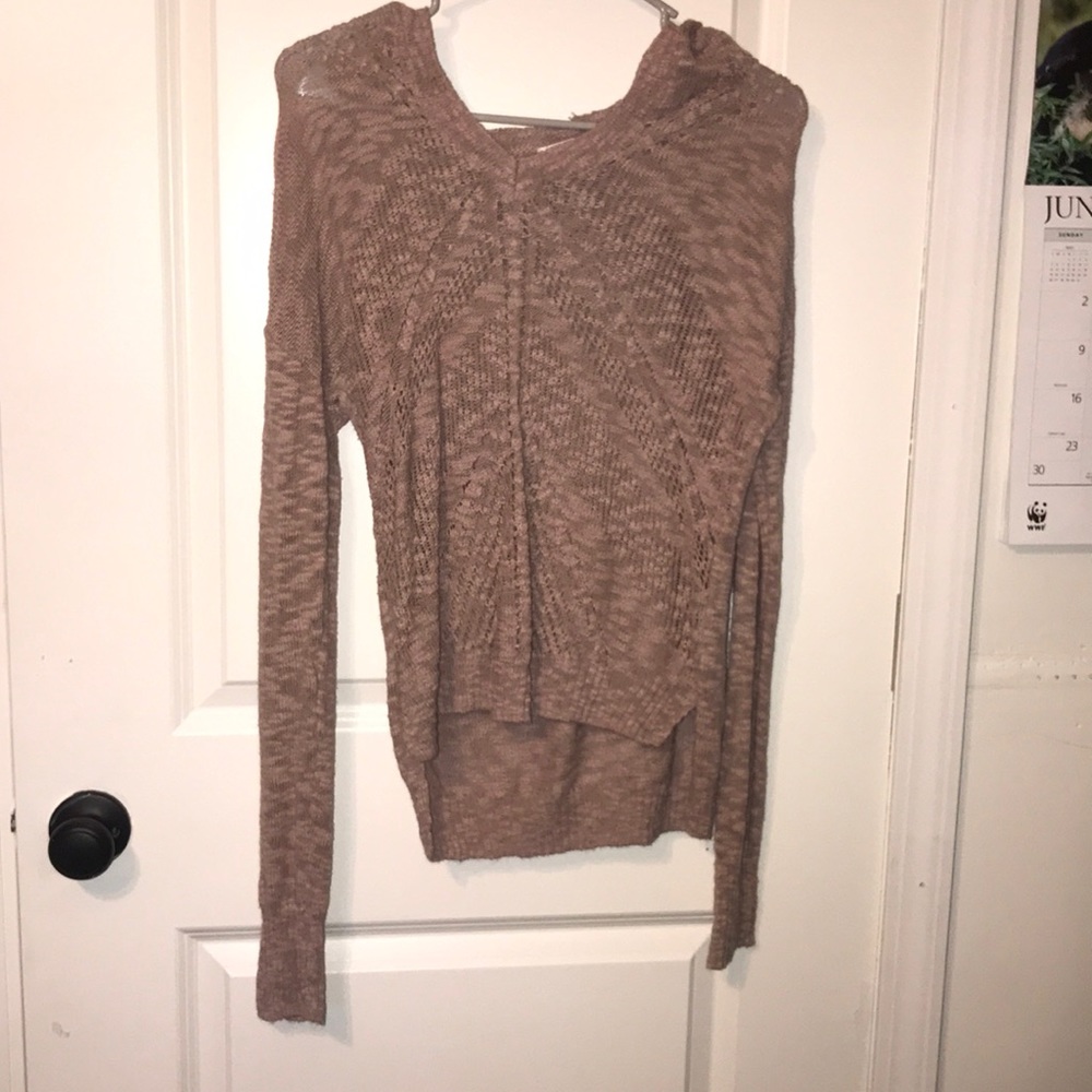 Pink cream. Maurice’s sweater with hood